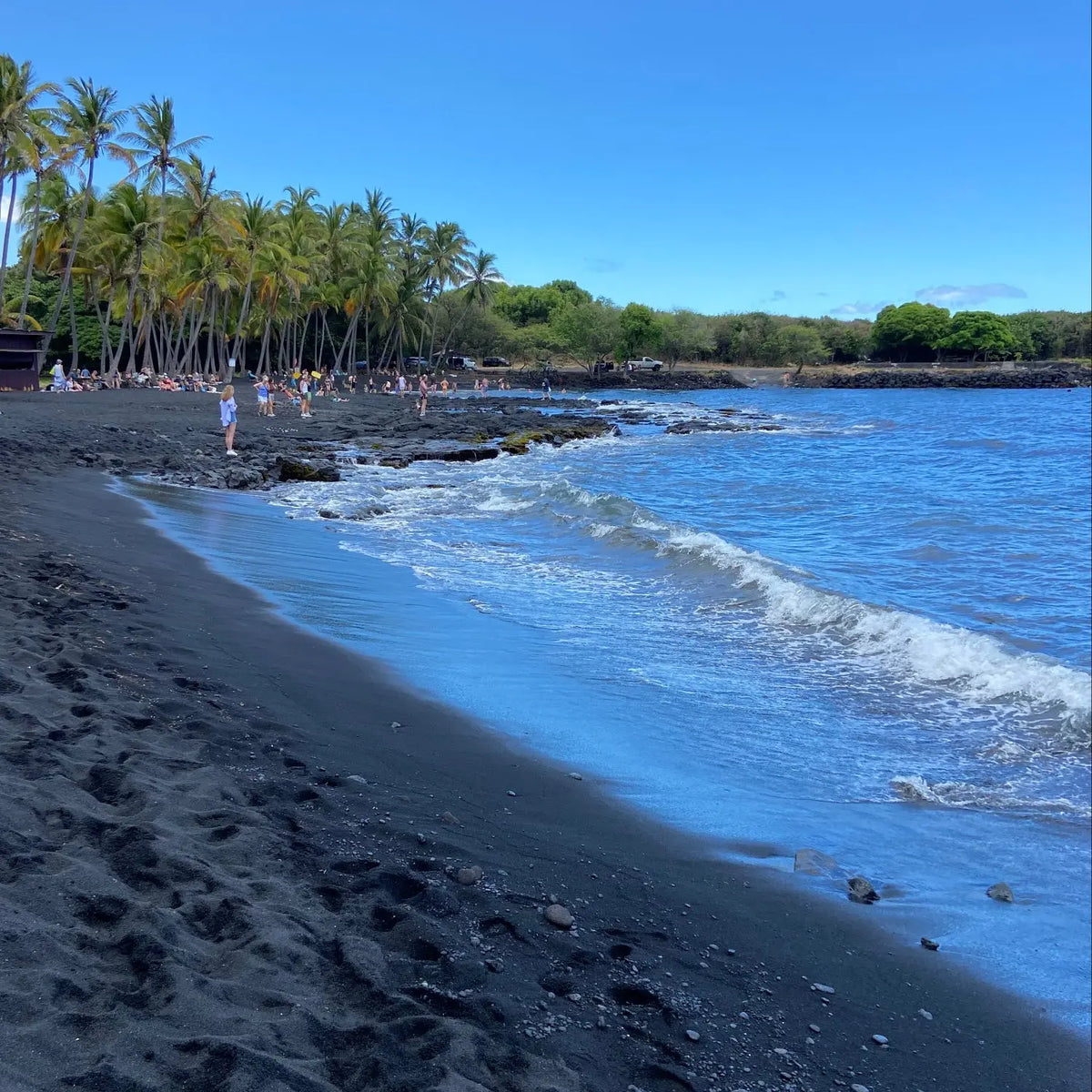 Black Sand Beach Hawaii