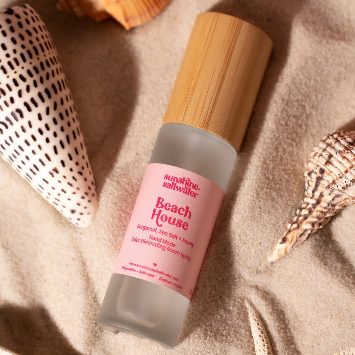 Beach House Non Aerosol Room Spray with bergamot, sea salt and peony scent