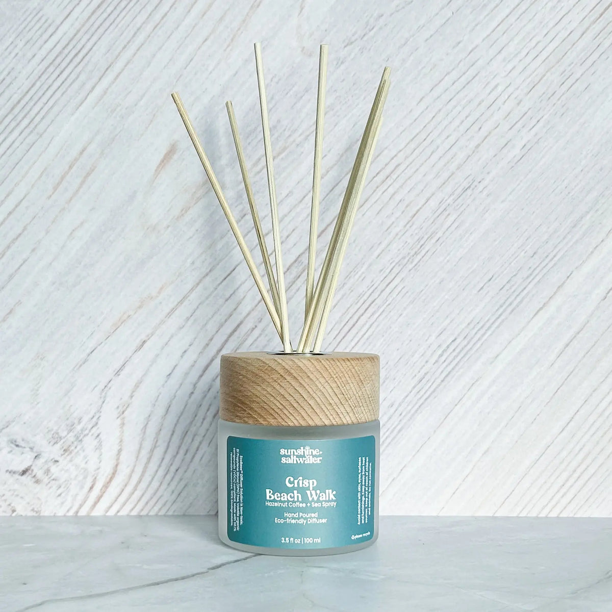hazelnut coffee reed diffuser for retail display
