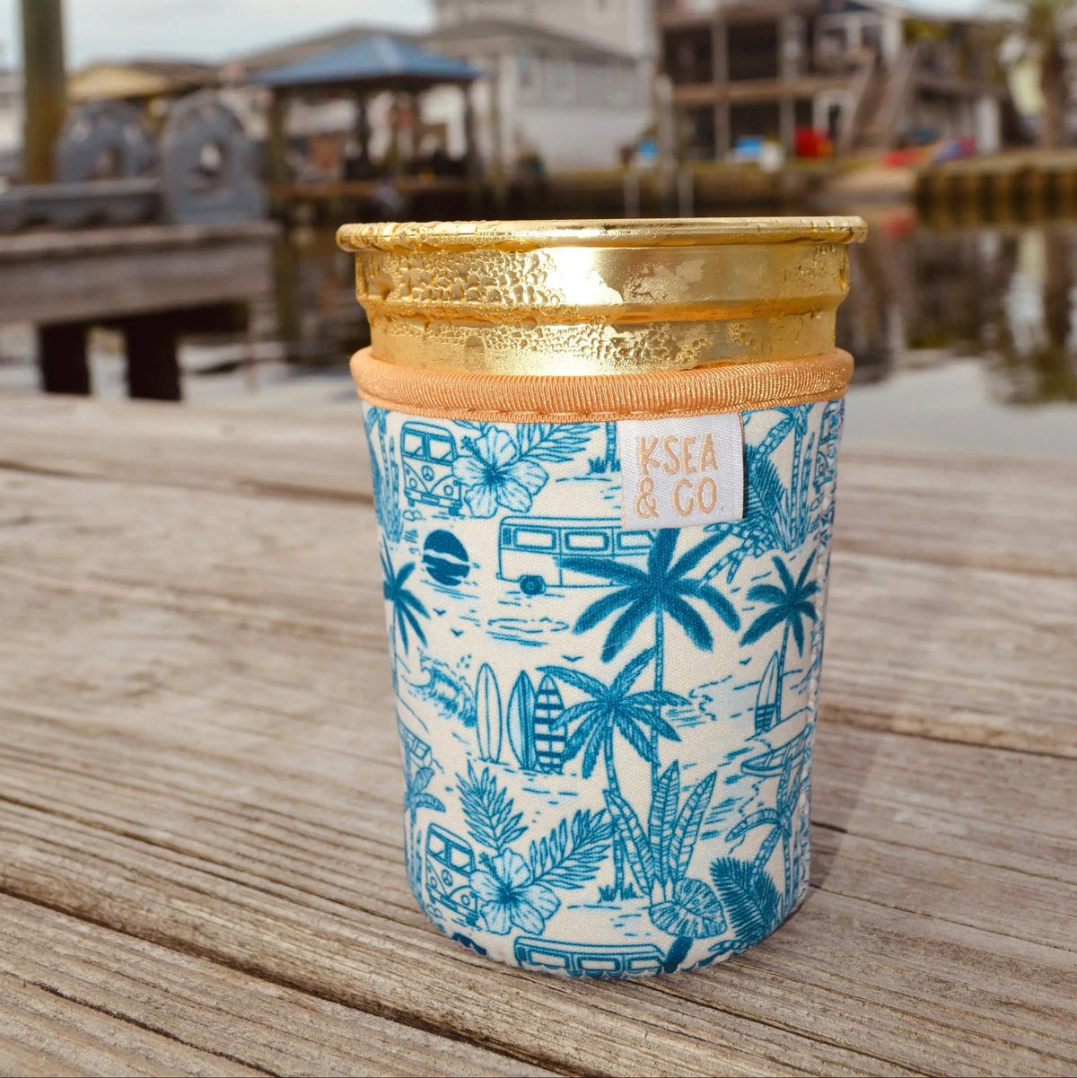 Iced Coffee Drink Sleeve - Palm Beach