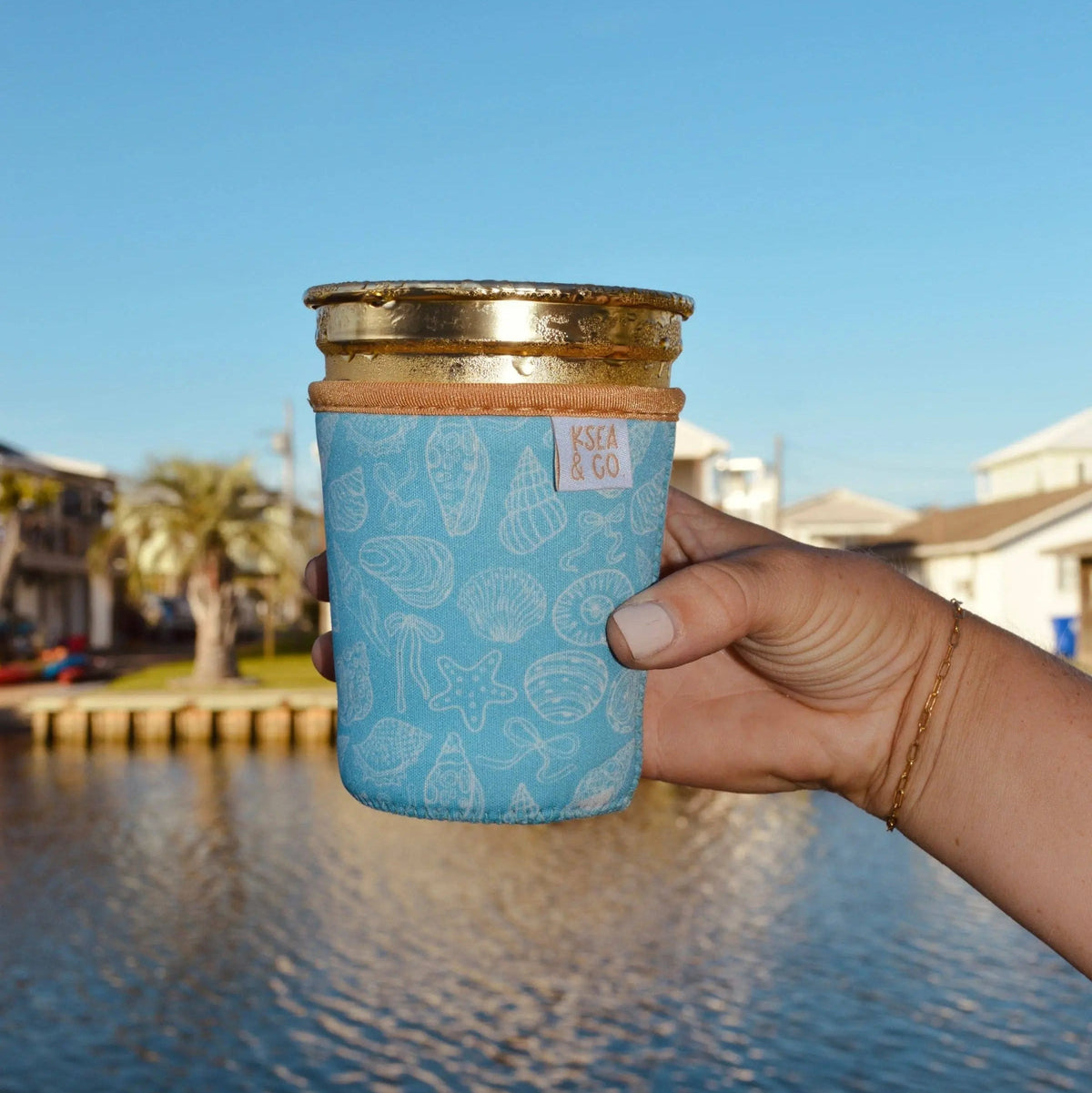Iced Coffee Drink Sleeve - Shell Yeah