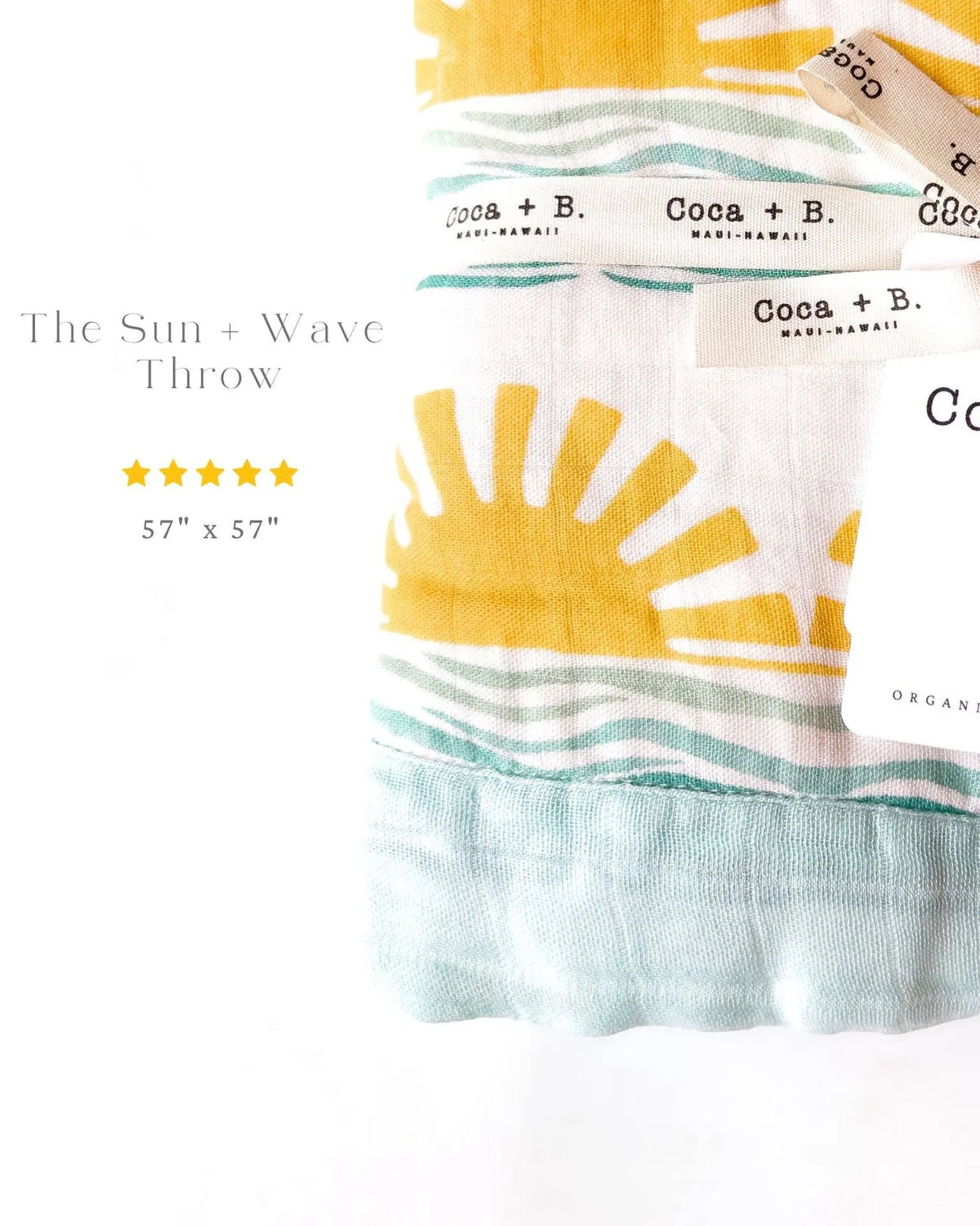 Throw Blanket: Sun + Waves