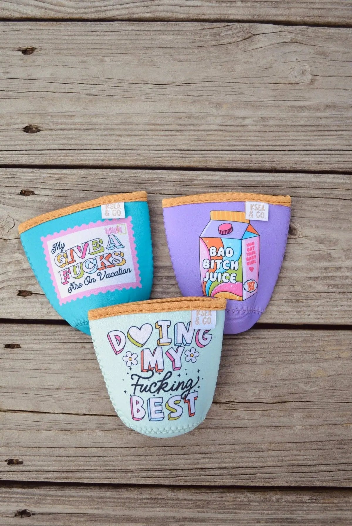 Iced Coffee Drink Sleeve - Give a F*cks on Vacation