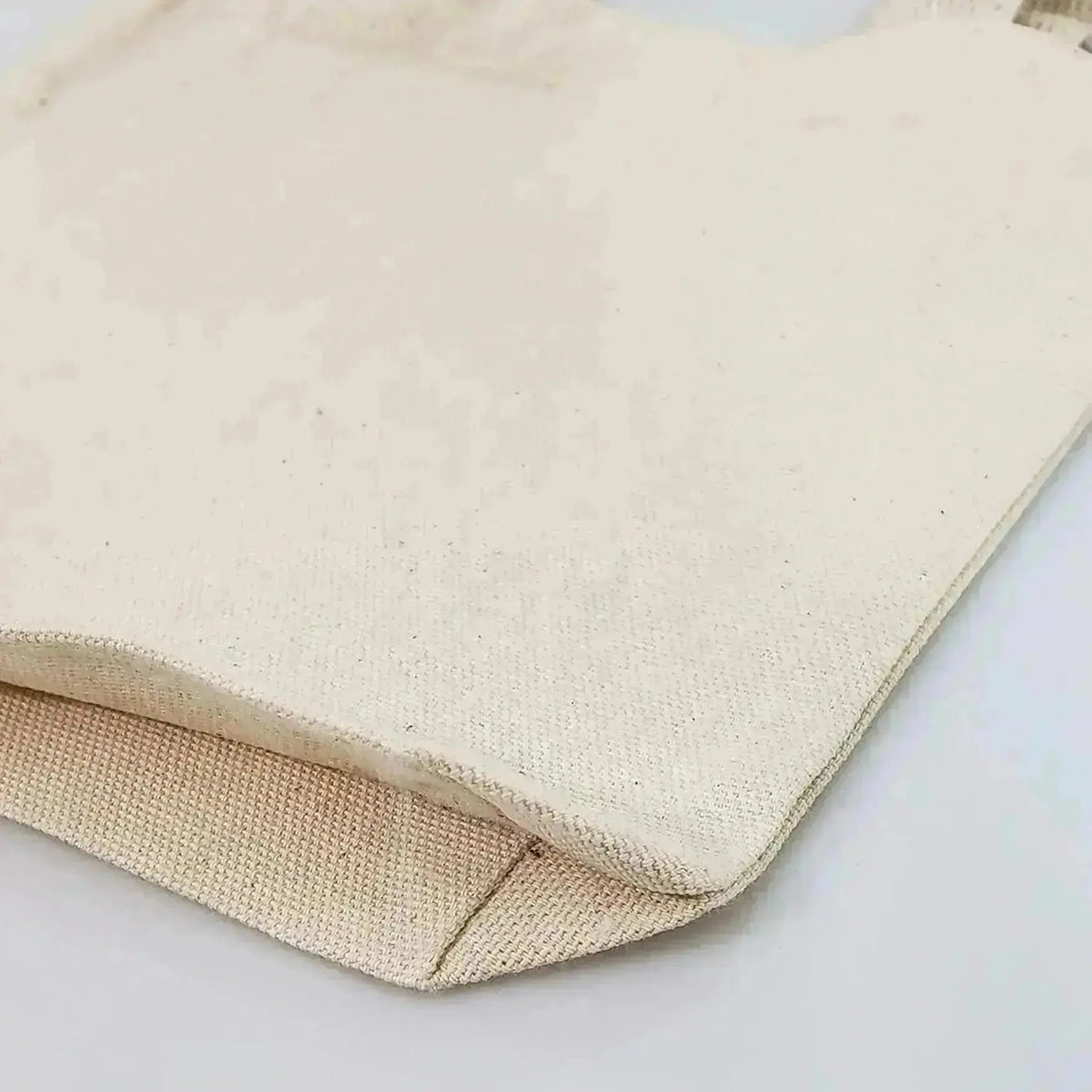 mini canvas tote bag close up