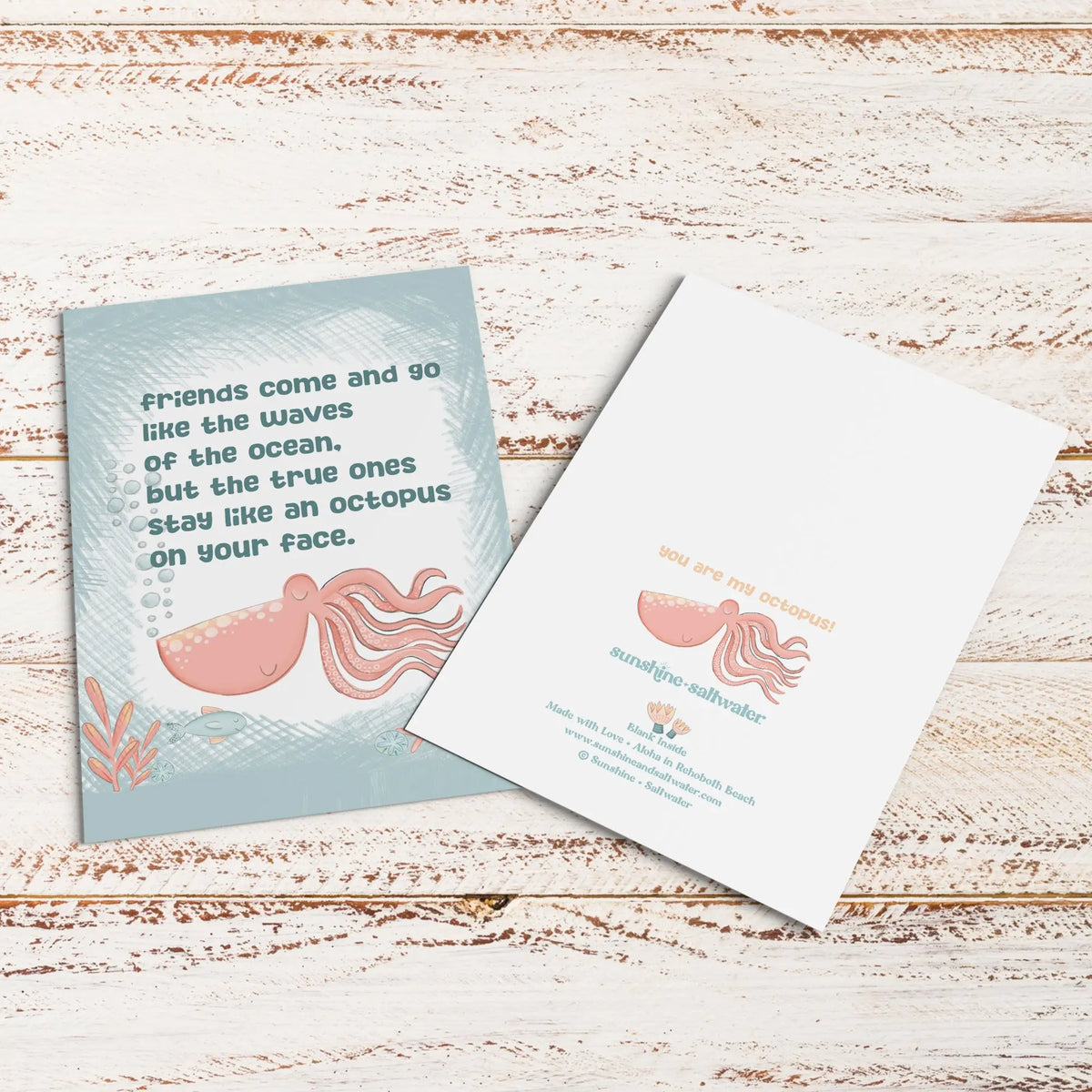 True Friends Octopus | Greeting Card