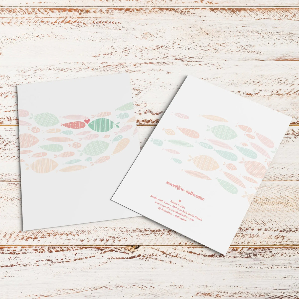 Of all the fish in the sea... you're the one for me | Greeting Card Sunshine + Saltwater