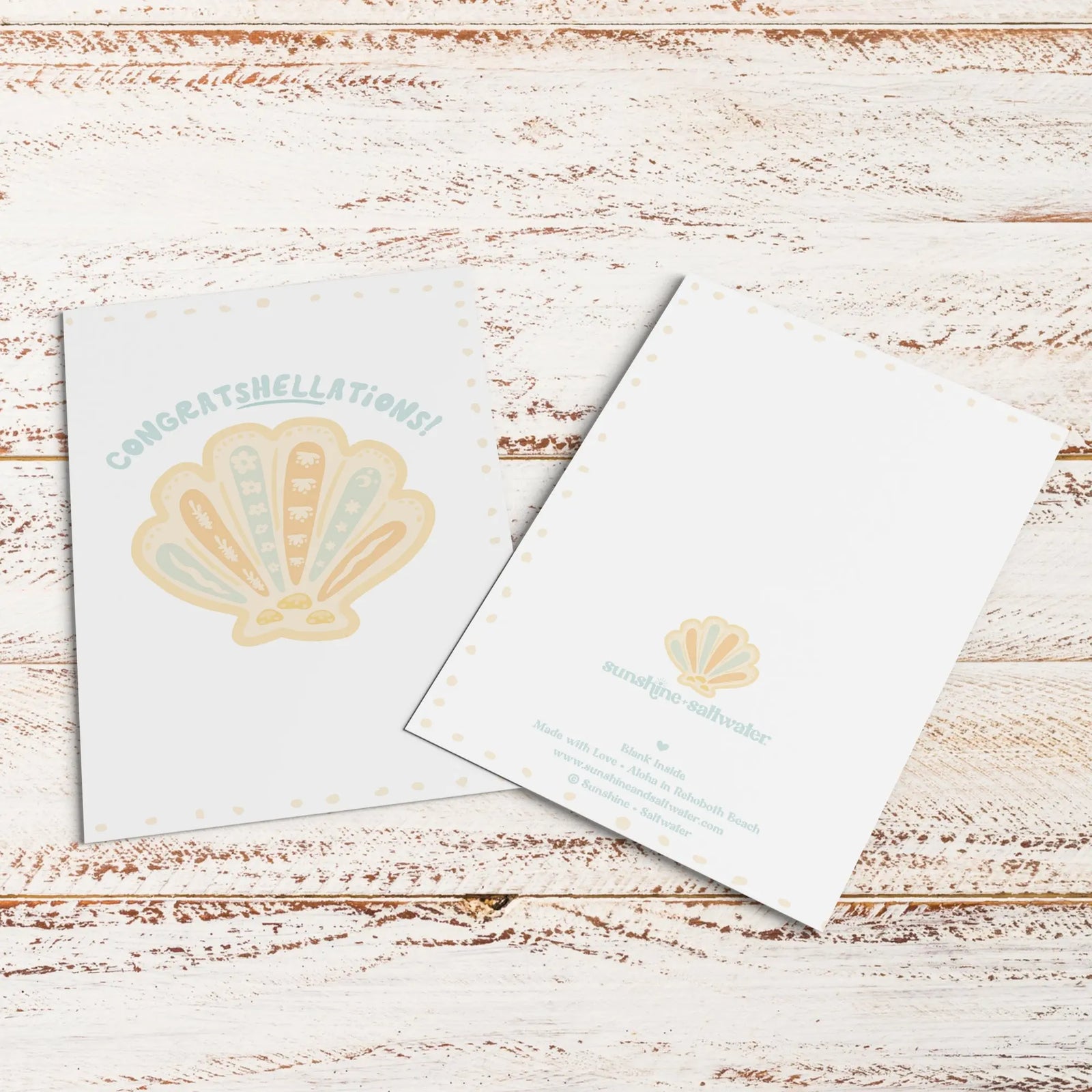 Congratshellations greeting card