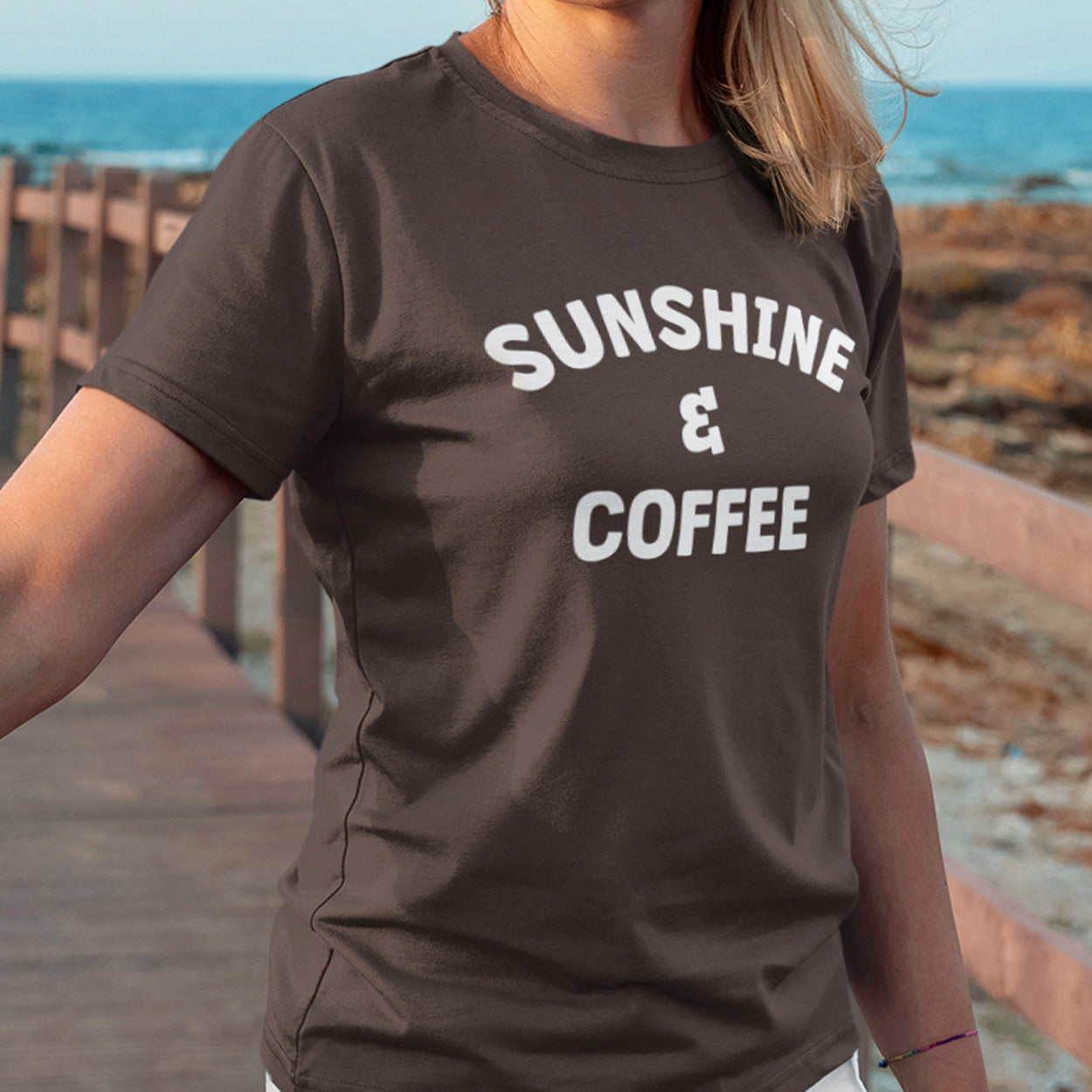 Sunshine + Coffee | Lightweight Tee Sunshine + Saltwater