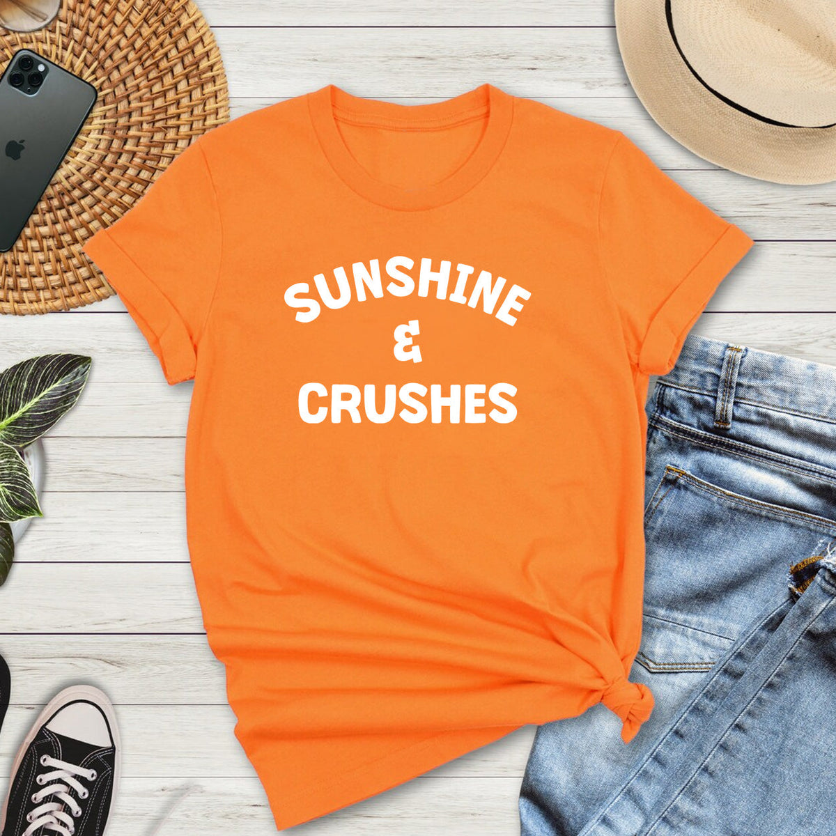 Sunshine + Crushes | Lightweight Tee Sunshine + Saltwater