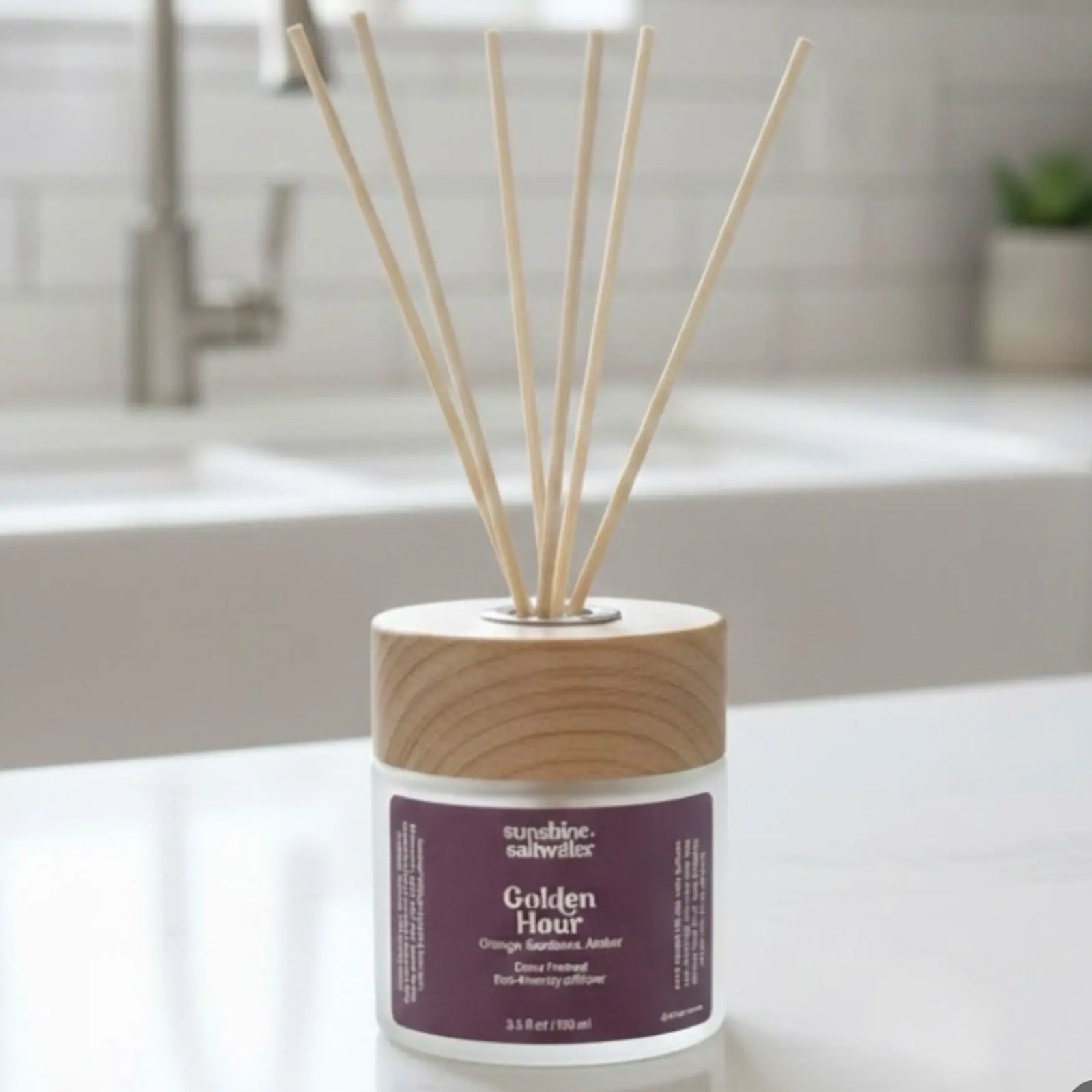 Golden Hour | Reed Diffuser Sunshine + Saltwater