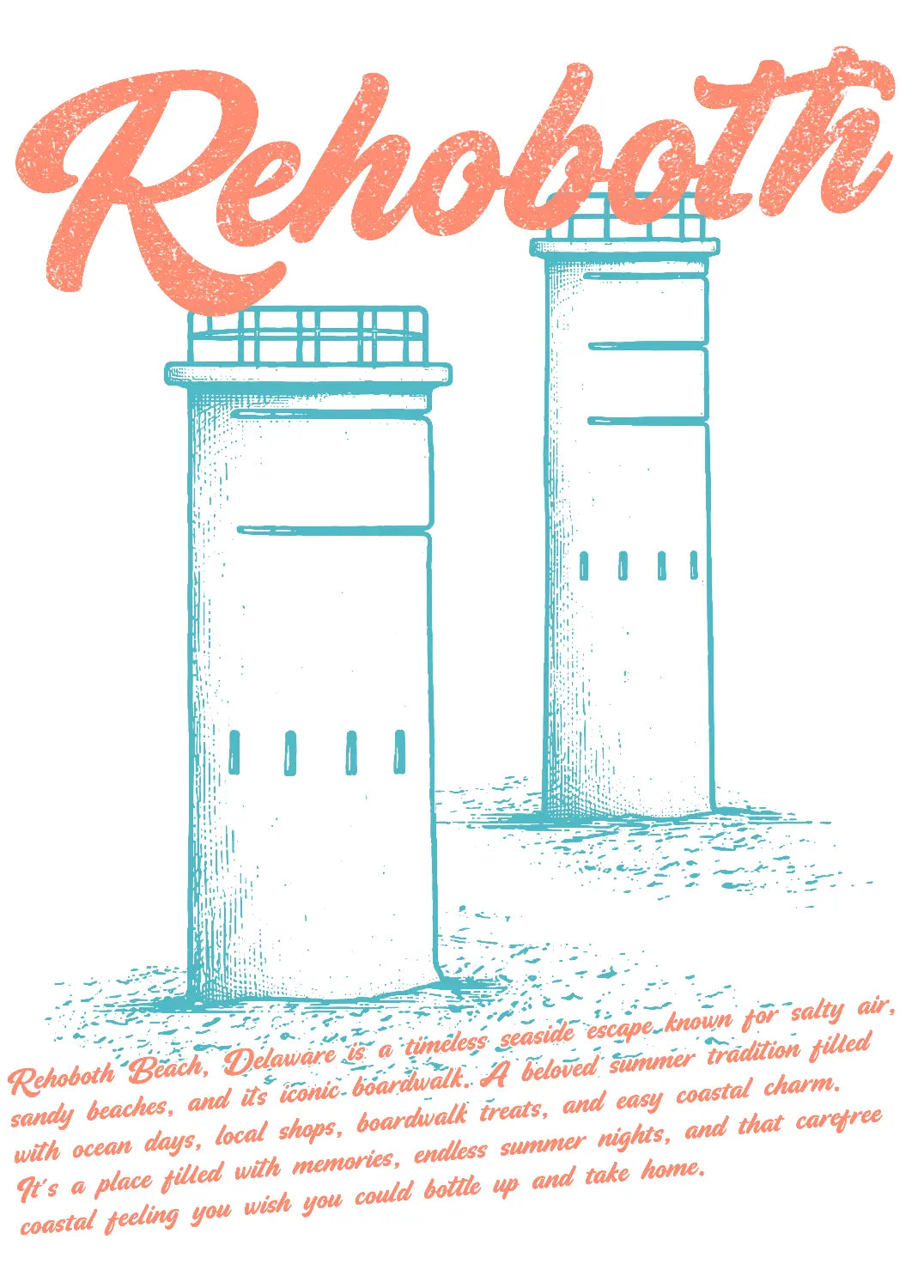 Rehoboth Beach Towers | Beachside Breeze Tee