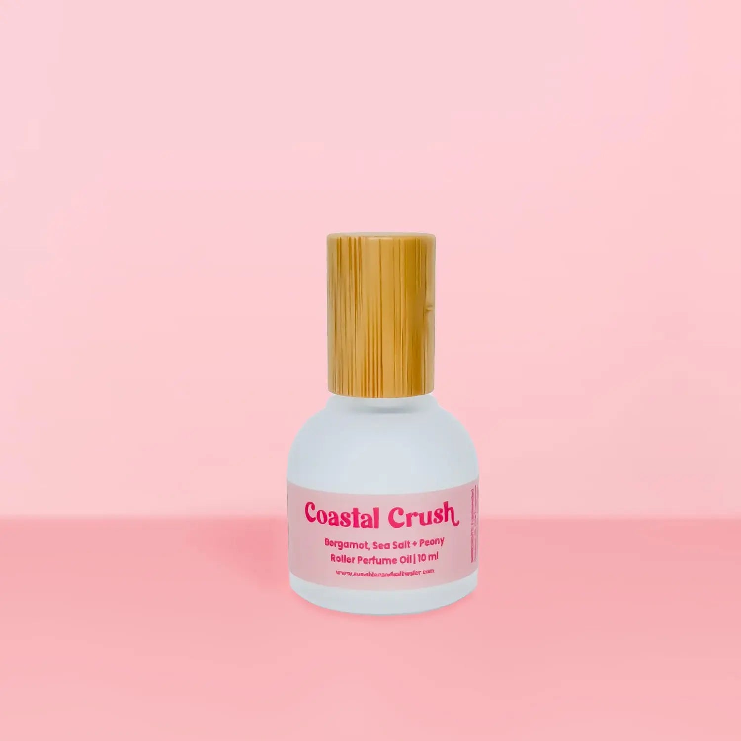 Coastal Crush perfume rollerball with bergamot, sea salt and peony fragrance