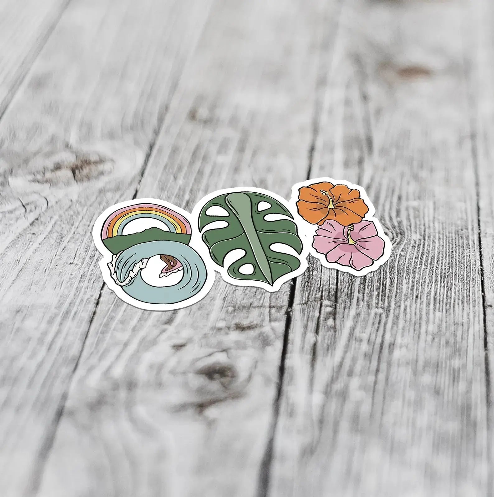 Hawaii 808 Beaches sticker