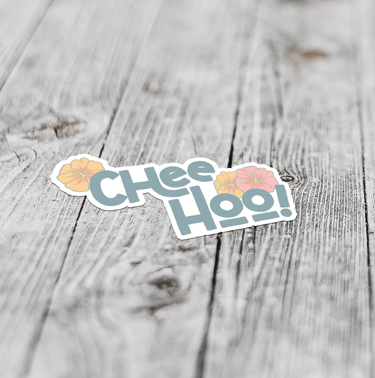 hawaiian chee hoo sticker
