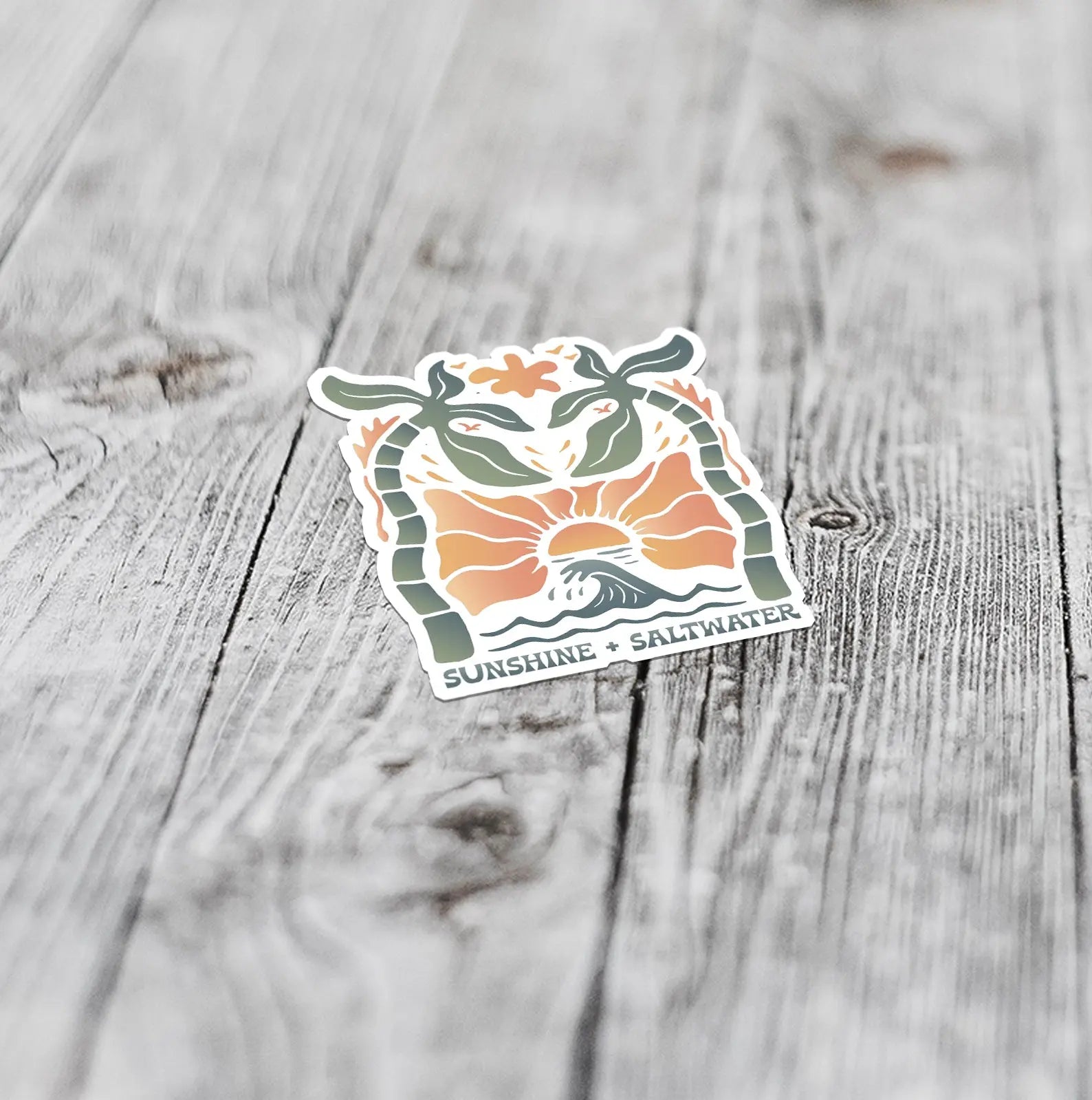 Funky Palms  | Sticker Sunshine + Saltwater