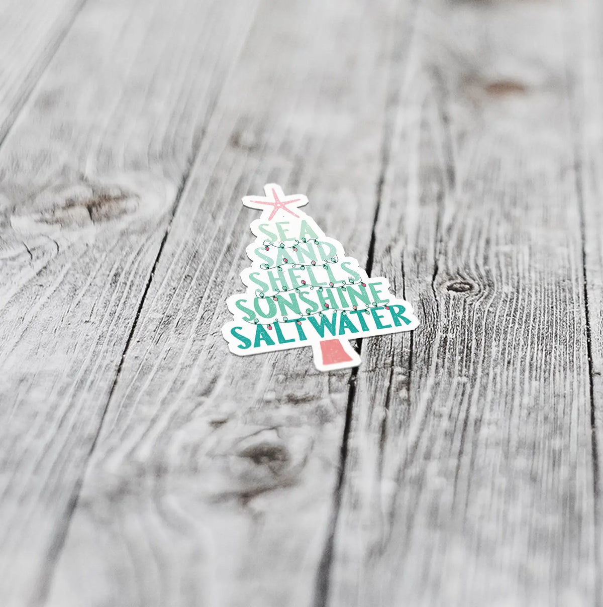 Beachy Christmas | Greeting Card Sunshine + Saltwater