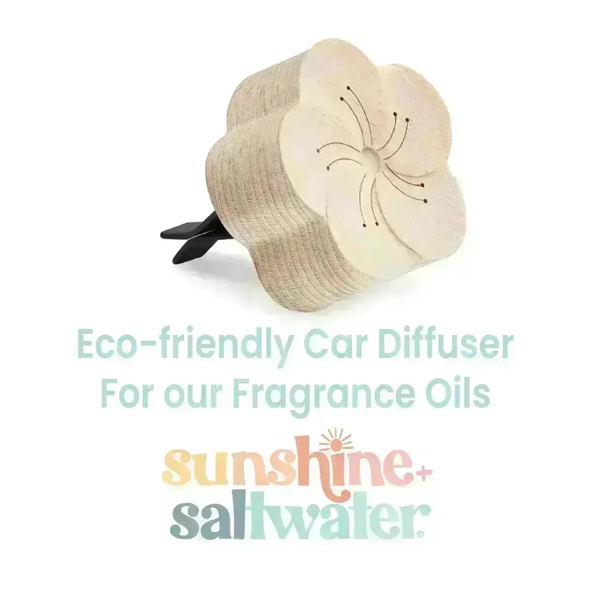 Wood Flower Car Diffuser