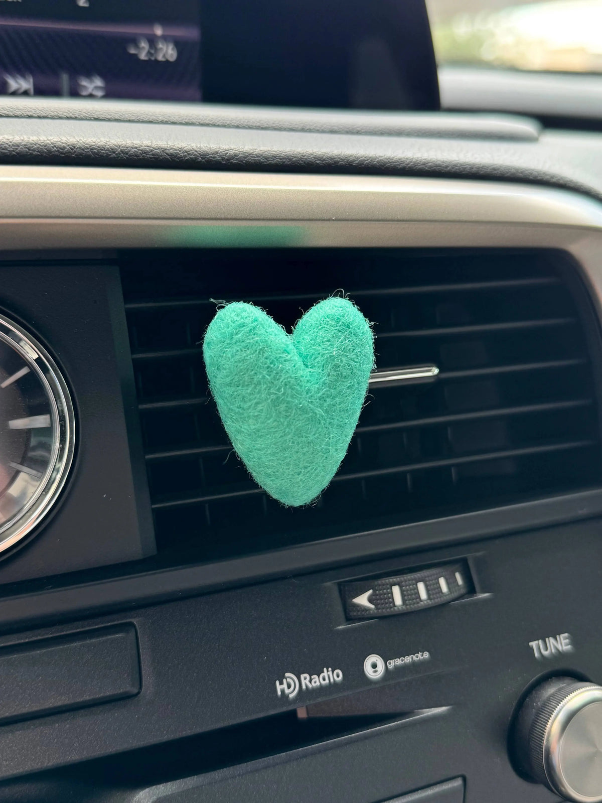 Felt Vent Clip - Heart