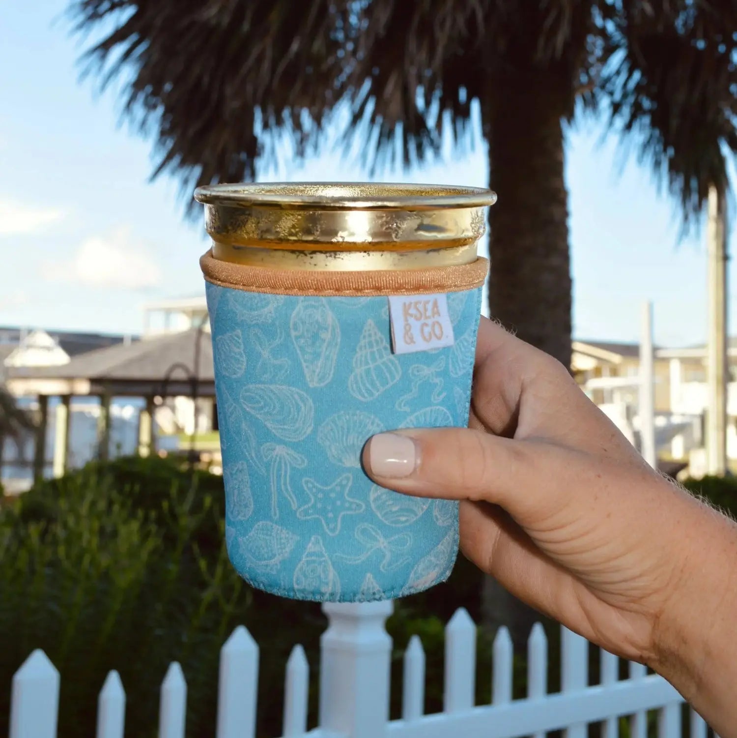 Iced Coffee Drink Sleeve - Shell Yeah Ksea & Co