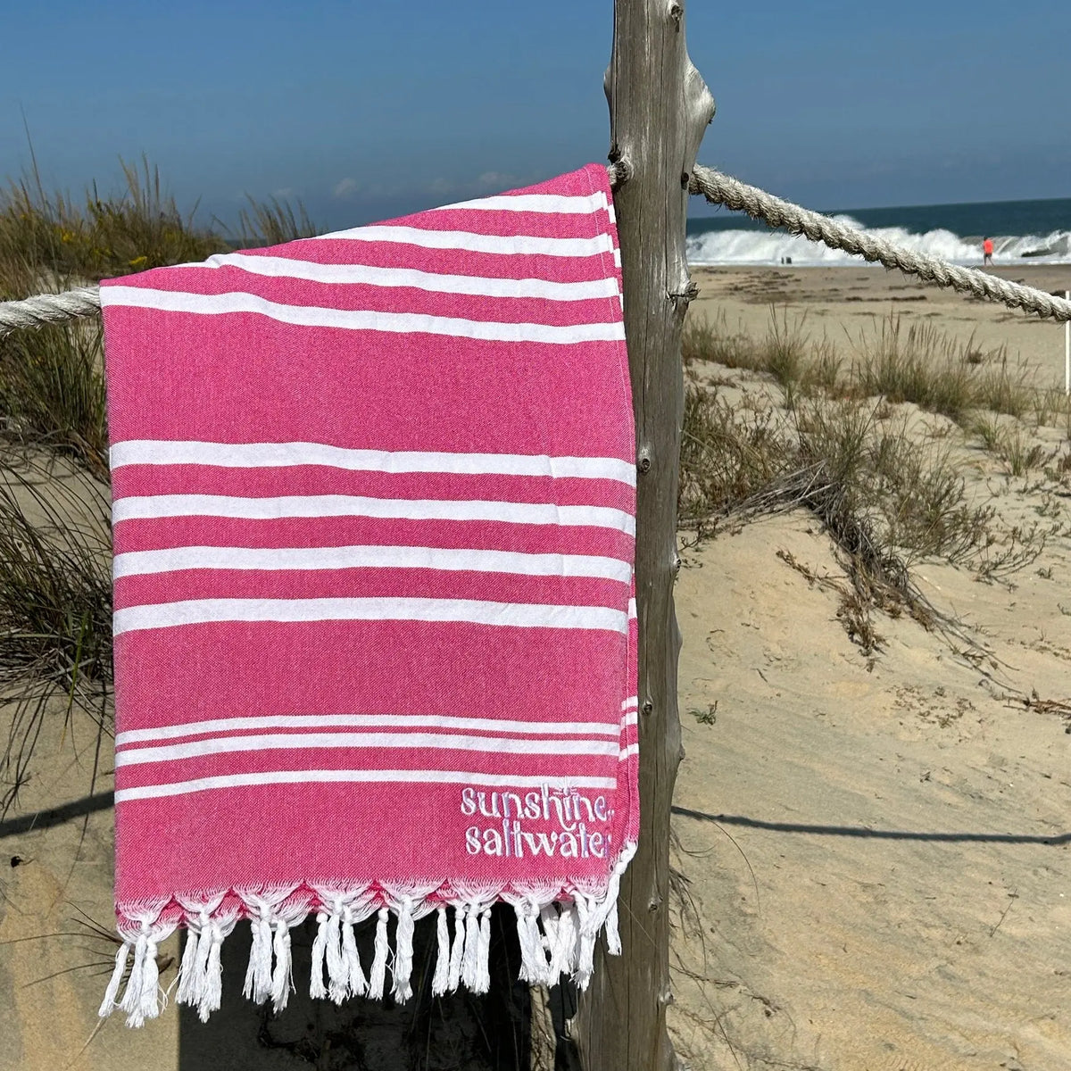 coral Turkish towel