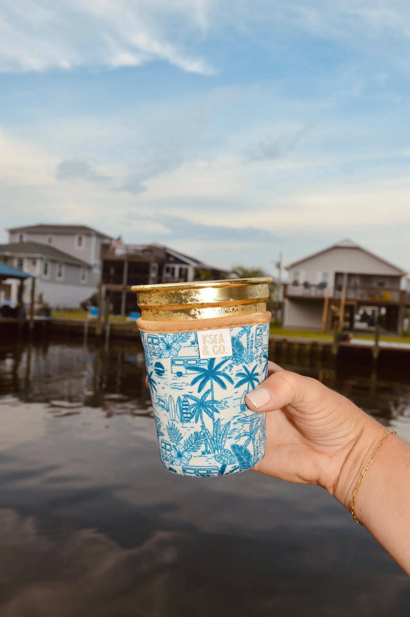 Iced Coffee Drink Sleeve - Palm Beach Ksea & Co