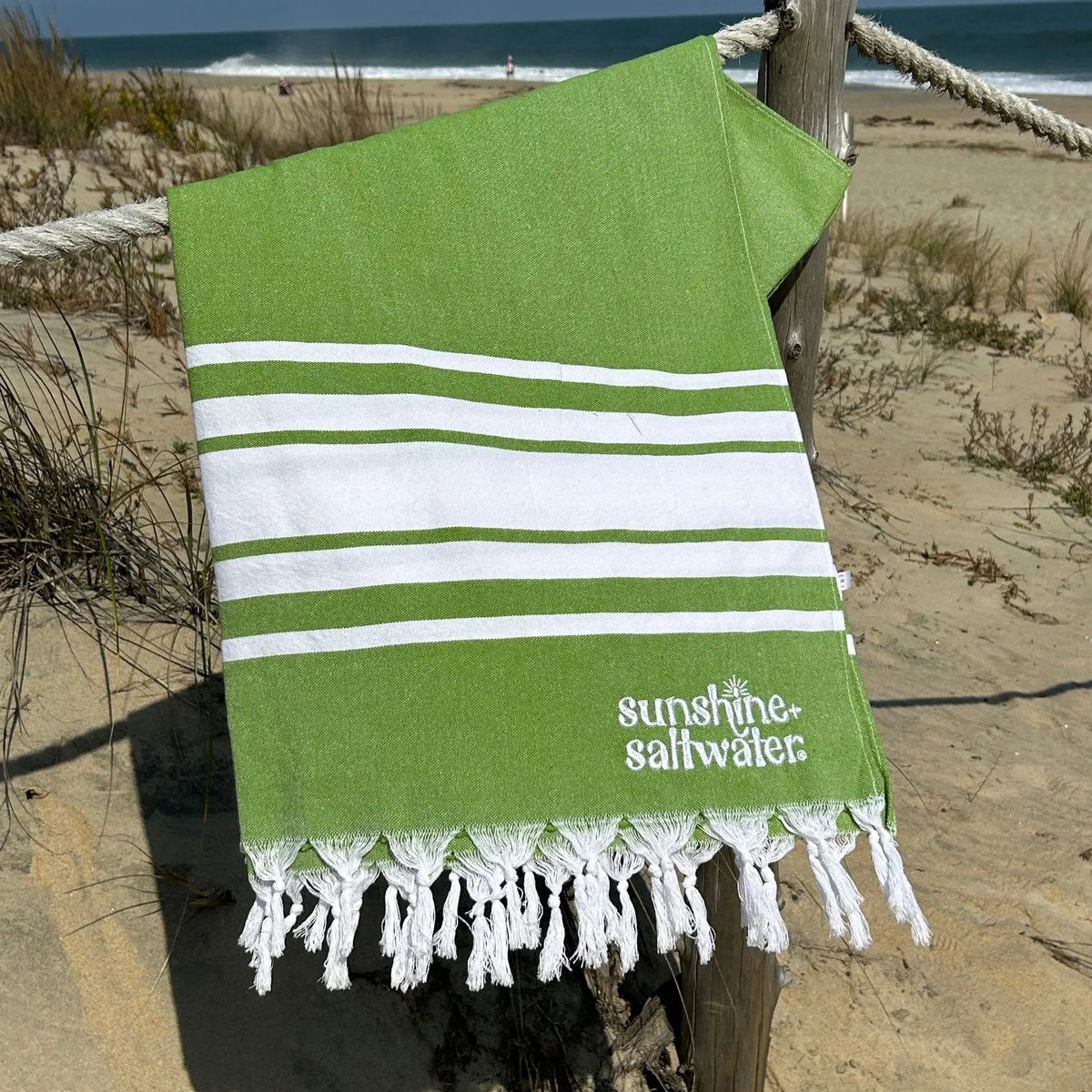 green striped beach towel super absorbent