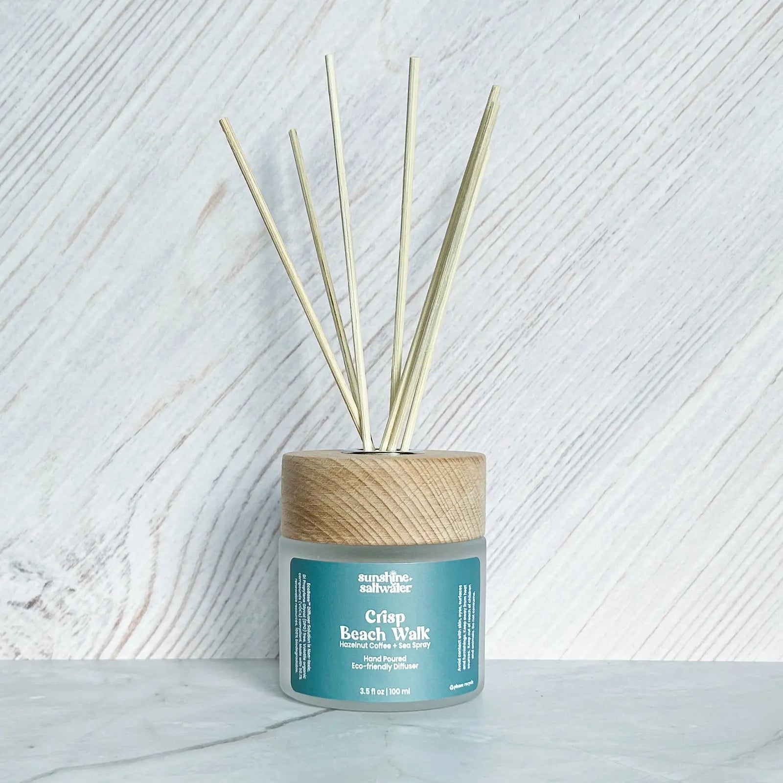 hazelnut coffee reed diffuser for retail display