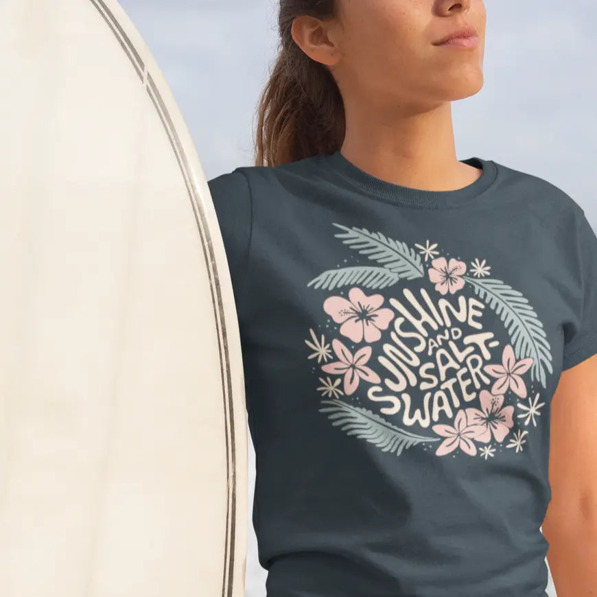 Tropical Blues | Beachside Breeze Tee Sunshine + Saltwater